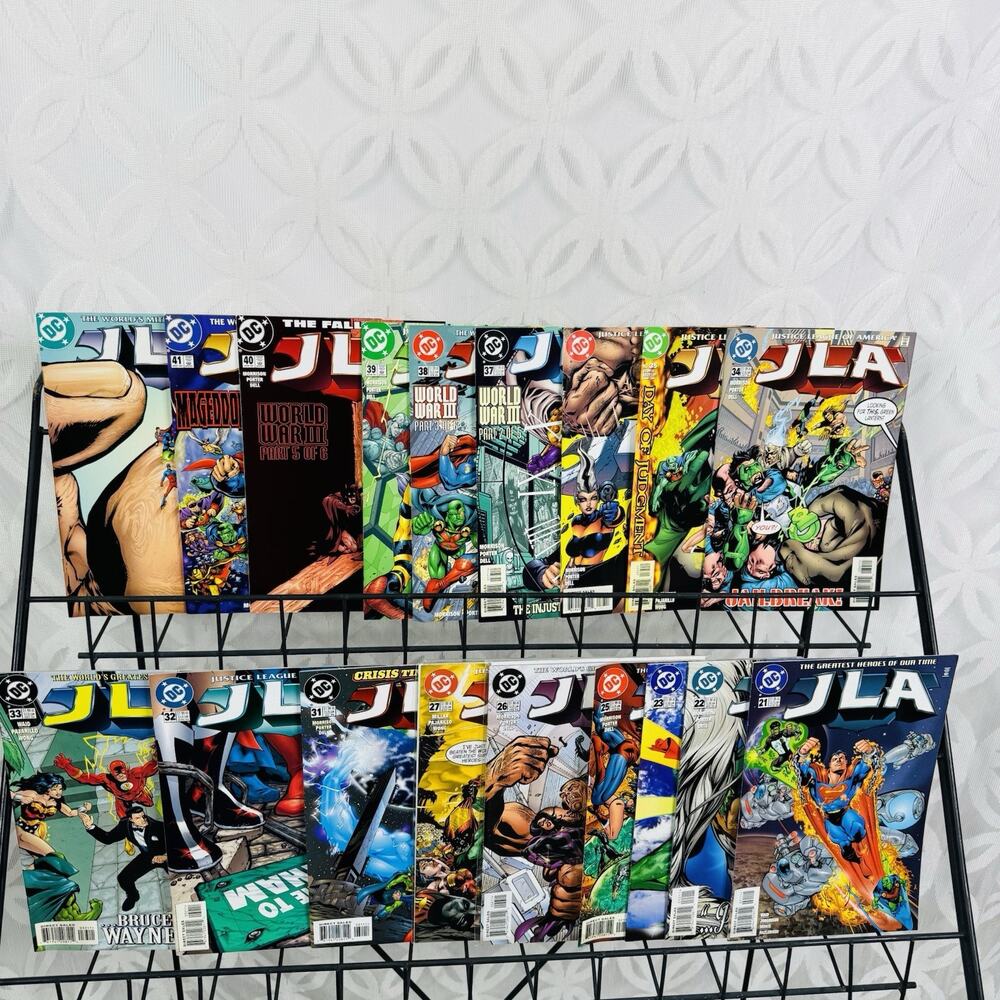 Justice League America 21-23 25-27 31-42 Lot JLA Grant Morrison